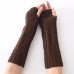 Long Fingerless Gloves Women‘s Mitten Winter Arm Warmer Knitted Arm Sleeve Fine Casual Soft Girls Goth Clothes Punk Gothic Glove