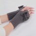 Women Stylish Hand Warmer Winter Gloves Arm Crochet Knitting Faux Wool Mitten Warm Fingerless Glove Twist Pattern Women Gloves